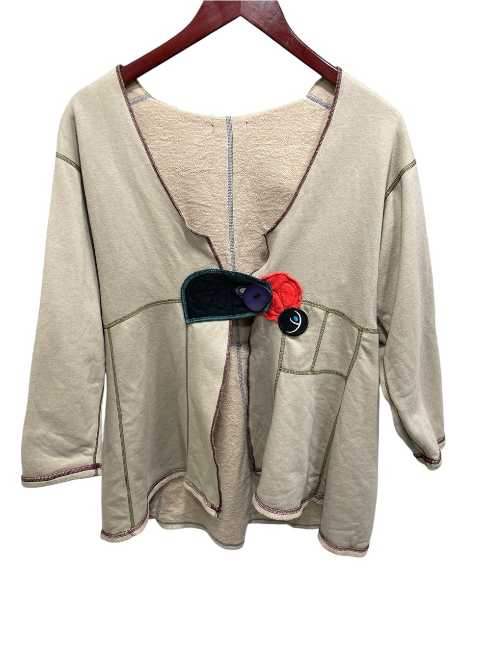 YoBodyMo Boho Athleisure Yoga Cardigan Size Small